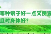 哪種銀子好一點又便宜且對身體好？