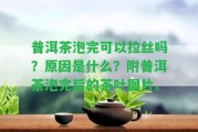 普洱茶泡完可以拉絲嗎？起因是什么？附普洱茶泡完后的茶葉圖片。