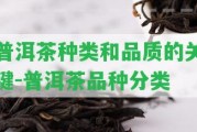 普洱茶種類和品質(zhì)的關(guān)鍵-普洱茶品種分類