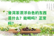 普洱茶漂浮白色的東西是什么？能喝嗎？正常嗎？