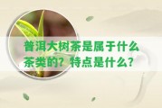 普洱大樹(shù)茶是屬于什么茶類(lèi)的？特點(diǎn)是什么？