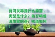 普洱發(fā)霉是什么霉菌，類型是什么？能否喝普洱發(fā)霉的茶？味道怎樣？