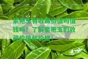 紫袍玉有收藏價(jià)值嗎值錢嗎？熟悉紫袍玉的收藏價(jià)值和價(jià)格！