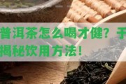 普洱茶怎么喝才健？于揭秘飲用方法！