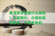 普洱紫芽茶是什么顏色？包含圖片、介紹和真實(shí)顏色，不是紫色的。