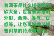 普洱茶是什么樣子圖片欣大全，包含普洱茶的外形、色澤、香氣、口感等，讓您更好地熟悉普洱茶的特點和魅力。