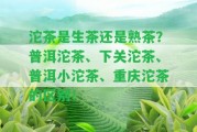 沱茶是生茶還是熟茶？普洱沱茶、下關(guān)沱茶、普洱小沱茶、重慶沱茶的區(qū)別！