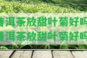 普洱茶放甜葉菊好嗎 普洱茶放甜葉菊好嗎