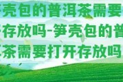 筍殼包的普洱茶需要打開存放嗎-筍殼包的普洱茶需要打開存放嗎為什么