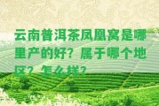 云南普洱茶鳳凰窩是哪里產(chǎn)的好？屬于哪個地區(qū)？怎么樣？