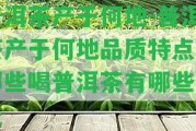 普洱茶產(chǎn)于何地-普洱茶產(chǎn)于何地品質(zhì)特點(diǎn)有哪些喝普洱茶有哪些好處