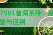 7581普洱茶磚：品鑒與區(qū)別