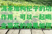 普洱茶加枸杞子的功效與作用，可以一起喝嗎？含菊花的效果怎樣？