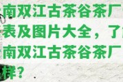 云南雙江古茶谷茶廠價格表及圖片大全，熟悉云南雙江古茶谷茶廠怎么樣？