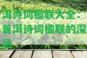 普洱詩詞楹聯(lián)大全：探尋普洱詩詞楹聯(lián)的深刻內(nèi)涵