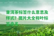 普洱茶標簽什么意思及樣式？圖片大全和葉標簽命名