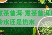 煮茶普洱-煮茶普洱用冷水還是熱水