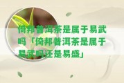 倚邦普洱茶是屬于易武嗎「倚邦普洱茶是屬于易武嗎還是易盛」