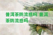 普洱茶防流感嗎 普洱茶防流感嗎