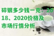 碎銀多少錢一克：2018、2020價格及市場行情分析