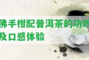 佛手柑配普洱茶的功效及口感體驗