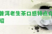 普洱老生茶口感特點(diǎn)介紹