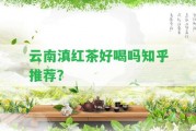 云南滇紅茶好喝嗎知乎推薦？