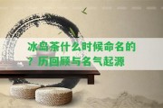 冰島茶什么時(shí)候命名的？歷回顧與名氣起源