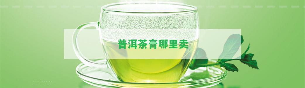 普洱茶膏哪里賣