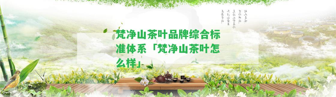 梵凈山茶葉品牌綜合標(biāo)準(zhǔn)體系「梵凈山茶葉怎么樣」