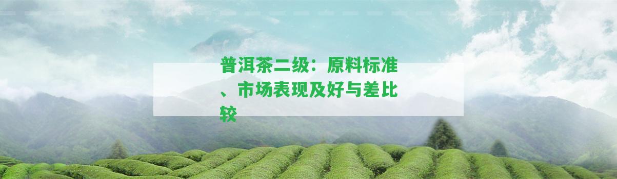 普洱茶二級：原料標準、市場表現(xiàn)及好與差比較