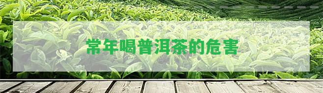 常年喝普洱茶的危害