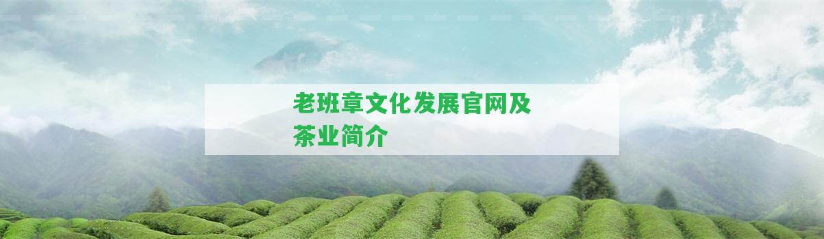 老班章文化發(fā)展官網(wǎng)及茶業(yè)簡介