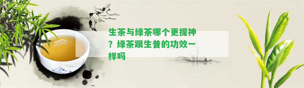 生茶與綠茶哪個(gè)更提神？綠茶跟生普的功效一樣嗎