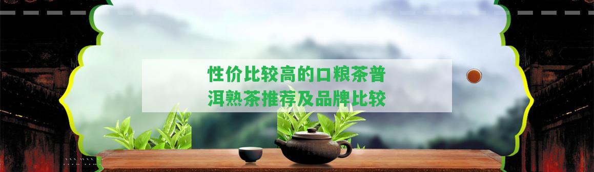 性價(jià)比較高的口糧茶普洱熟茶推薦及品牌比較