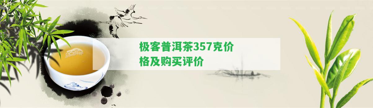 極客普洱茶357克價格及購買評價