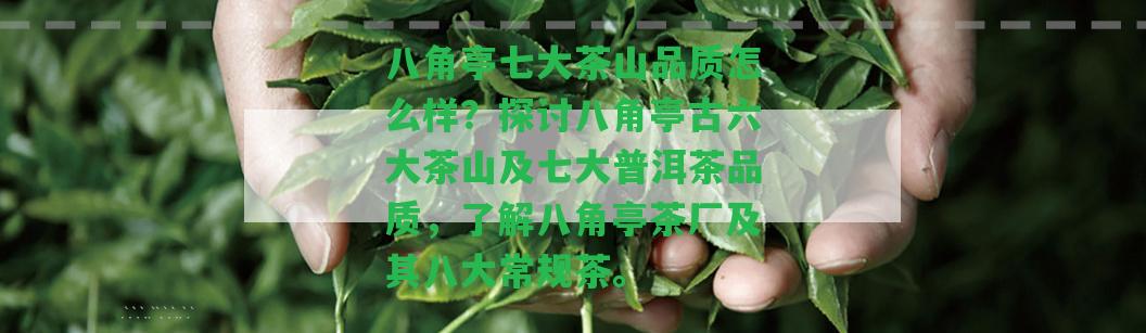 八角亭七大茶山品質怎么樣？探討八角亭古六大茶山及七大普洱茶品質，熟悉八角亭茶廠及其八大常規(guī)茶。