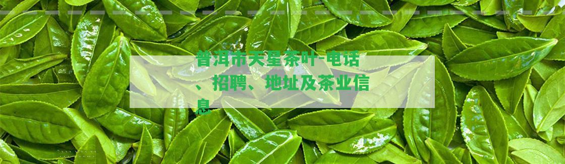 普洱市天星茶葉-電話、招聘、地址及茶業(yè)信息