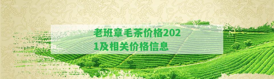 老班章毛茶價格2021及相關(guān)價格信息