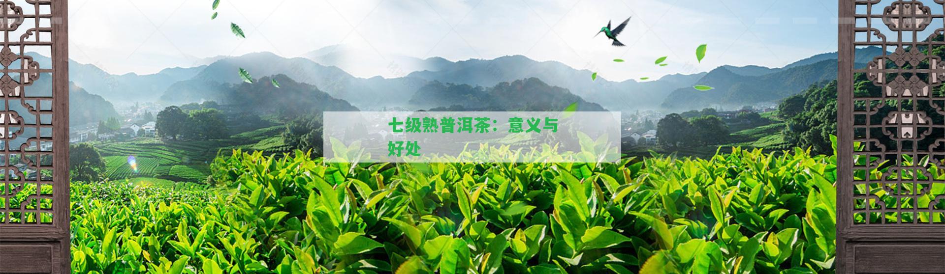 七級熟普洱茶：意義與好處