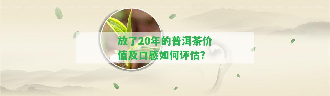 放了20年的普洱茶價(jià)值及口感怎樣評(píng)估？