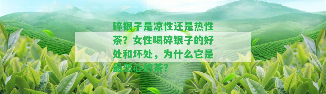 碎銀子是涼性還是熱性茶？女性喝碎銀子的好處和壞處，為什么它是最惡心的茶？