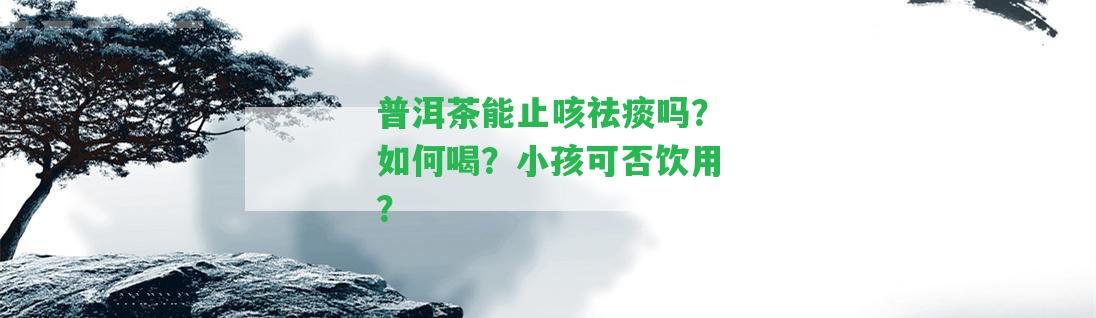 普洱茶能止咳祛痰嗎？怎樣喝？小孩可否飲用？