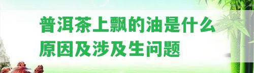 普洱茶上飄的油是什么起因及涉及生疑問