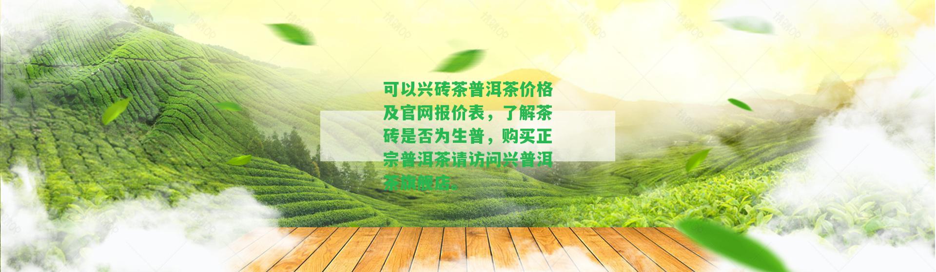 可以興磚茶普洱茶價(jià)格及官網(wǎng)報(bào)價(jià)表，熟悉茶磚是不是為生普，購買正宗普洱茶請(qǐng)?jiān)L問興普洱茶旗艦店。