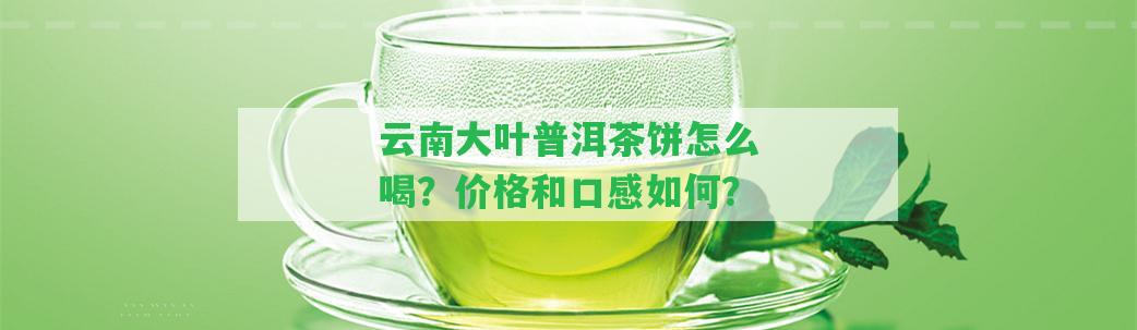 云南大葉普洱茶餅怎么喝？?jī)r(jià)格和口感怎樣？