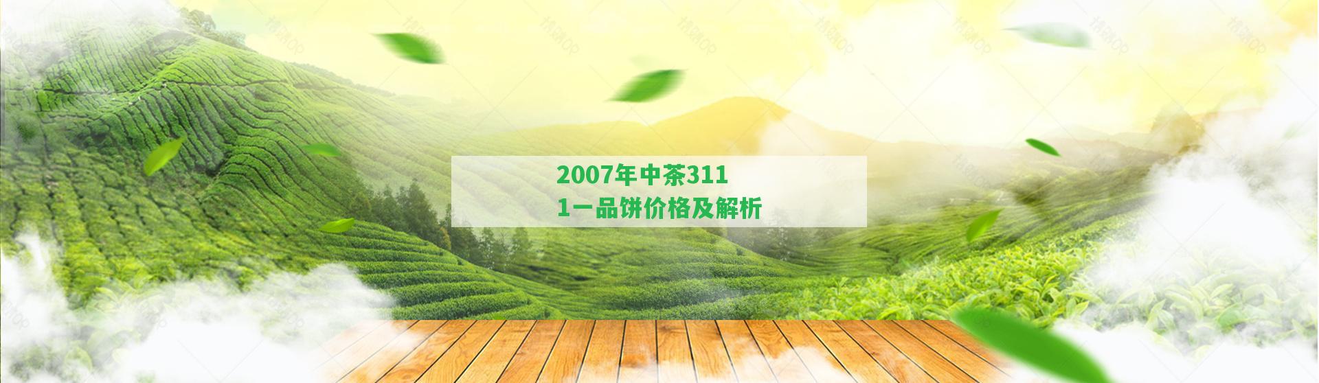 2007年中茶3111一品餅價(jià)格及解析