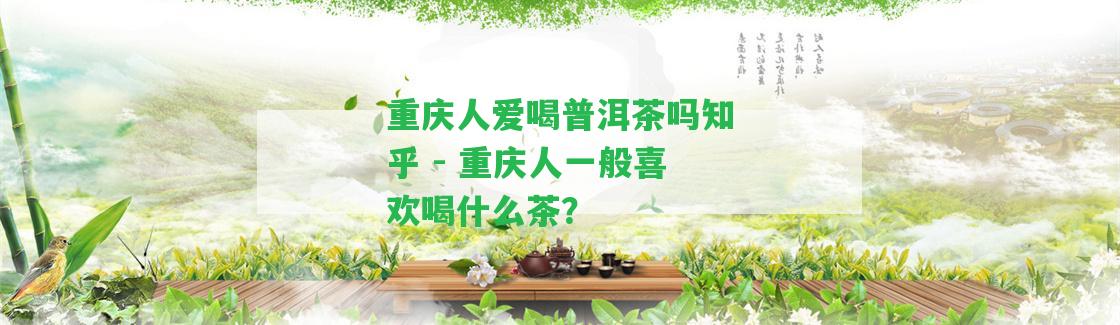 重慶人愛(ài)喝普洱茶嗎知乎 - 重慶人一般喜歡喝什么茶？