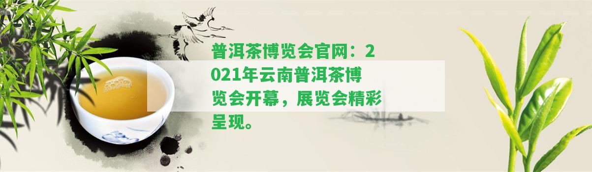 普洱茶博覽會官網(wǎng)：2021年云南普洱茶博覽會開幕，展覽會精彩呈現(xiàn)。