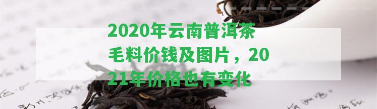 2020年云南普洱茶毛料價錢及圖片，2021年價格也有變化